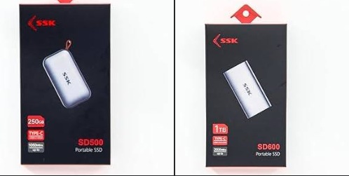 Portable SSD storage products